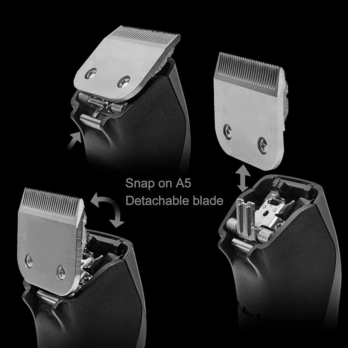 Dog Grooming Clipper Replacement Blades Compatible with Andis Pet Clipper/Oster-A5/Wahl KM-10 Series Dog Clipper