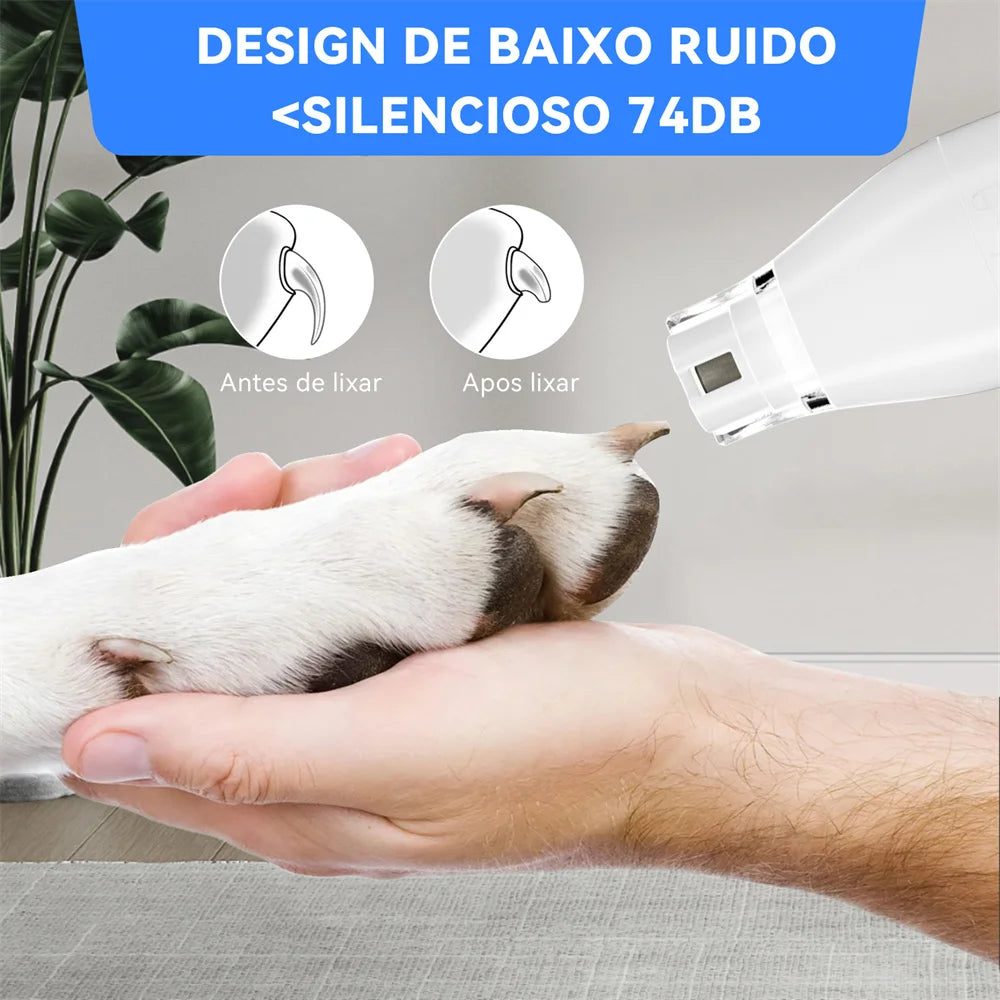 NewPet 2.5L Pet Grooming Kit Vacuum Cleaner for Dog 99% Pet Hair Low Noise & 3 Levels Suction with 7 Grooming Shedding Tools
