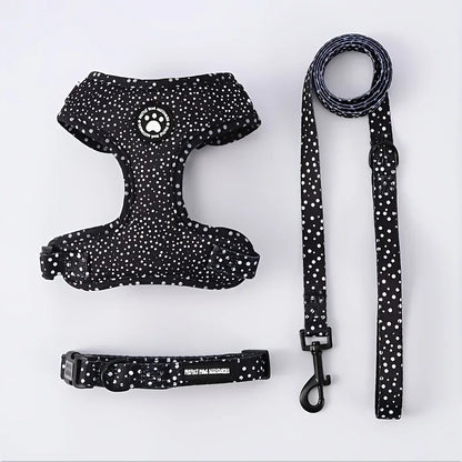 Dog Harness and Leash Set-Includes dog collar and leash,dog accessories for small dogs Chihuahua Teddy Bear French Bulldog