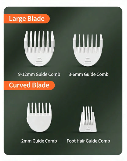 Professional 4-in-1 Electric Pet Grooming Tool Set Dog Hair Clippers USB Rechargeable Pets Haircut Trimmer Shaver Cats Supplies