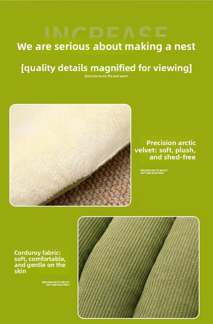 Cat bed mat winter autumn caterpillar cozy sleep house warm Nest safe breathable large space bed warm cat products cushions