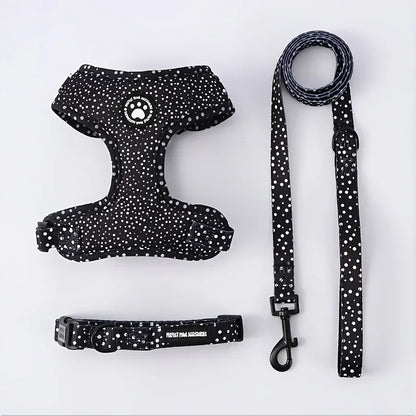Dog Harness and Leash Set-Includes dog collar and leash,dog accessories for small dogs Chihuahua Teddy Bear French Bulldog