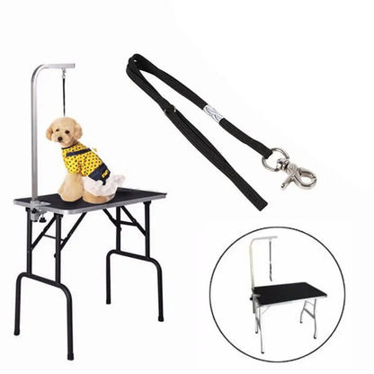 50cm Pet Accessories Animal for Grooming Table Arm Bath Restraint Rope Harness Nylon Rope Dogs Leash Lock Clip Rope Noose Loop