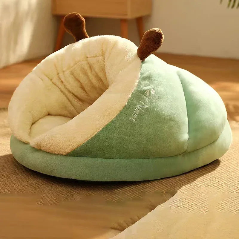 Winte Soft Bed Sofa Warm Plush Pet Kennel for Small Medium Dogs Cats Teddy Sleeping Nest Cozy Puppy Cave House Dog Accessories