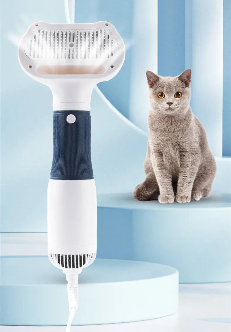 3 in1 Pet Dog Dryer Quiet Dog Hair Dryers and Comb Brush Grooming Kitten Cat Hair Comb Puppy Fur Blower Low Noise Temprature
