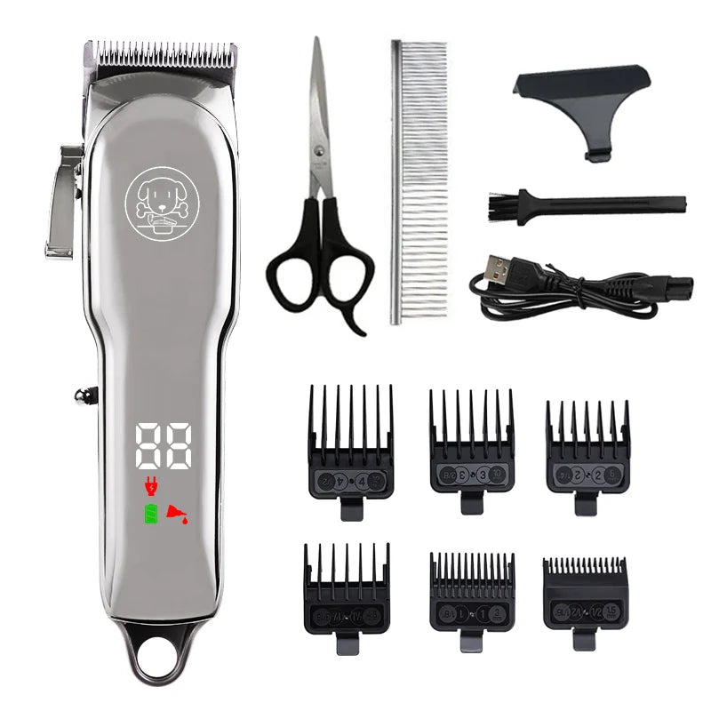 Professional Pet Trimmer Cat Shaver Dog Hair Clipper Cutting Machine Animal Puppy Grooming Kit for Dogs Cats Pets