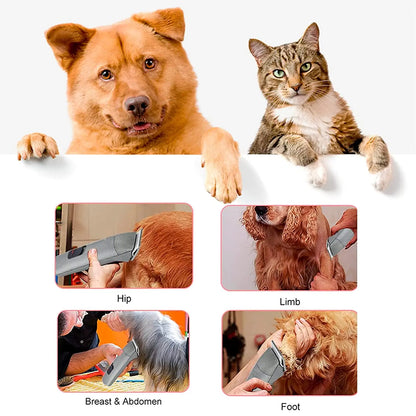 Dog Grooming Clipper Replacement Blades Compatible with Andis Pet Clipper/Oster-A5/Wahl KM-10 Series Dog Clipper