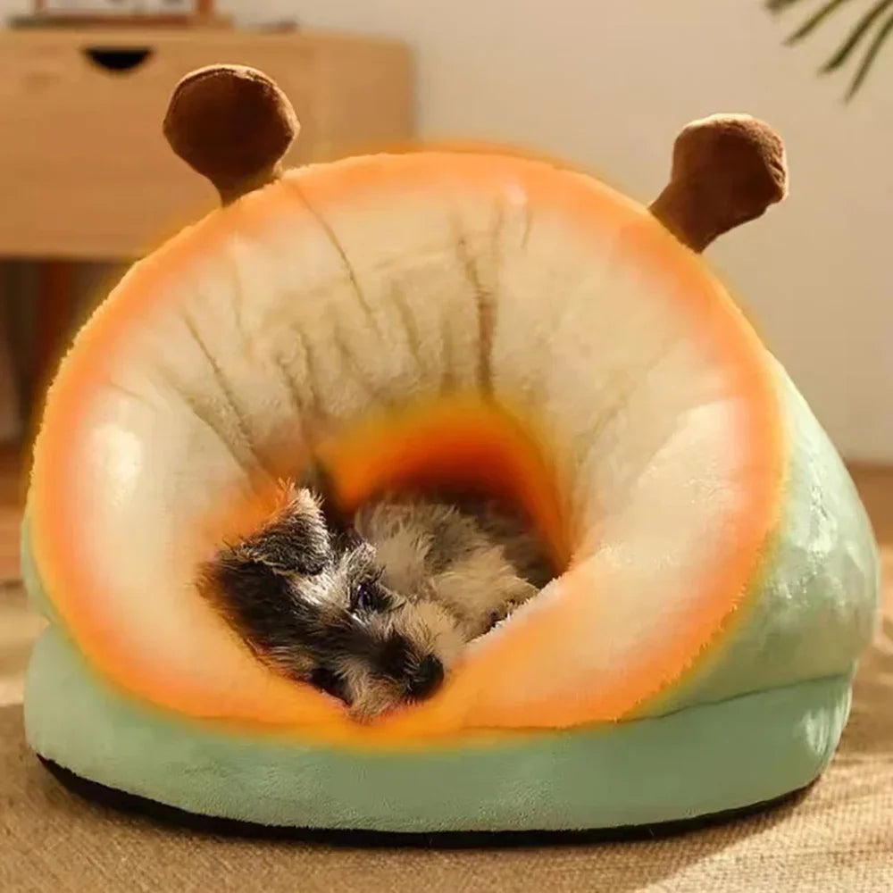 Winte Soft Bed Sofa Warm Plush Pet Kennel for Small Medium Dogs Cats Teddy Sleeping Nest Cozy Puppy Cave House Dog Accessories