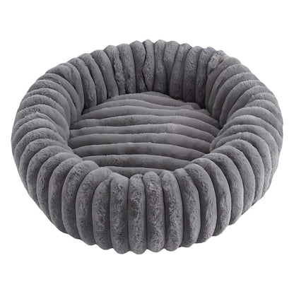 Plush Round Pet Mat Thickened Winter Warm Cat Bed Universal Bite-Resistant and Non-Slip