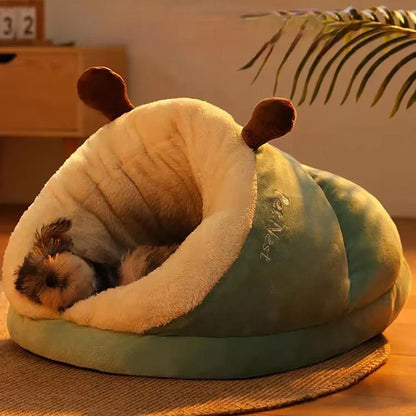 Winte Soft Bed Sofa Warm Plush Pet Kennel for Small Medium Dogs Cats Teddy Sleeping Nest Cozy Puppy Cave House Dog Accessories