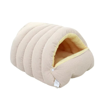Cat bed mat winter autumn caterpillar cozy sleep house warm Nest safe breathable large space bed warm cat products cushions