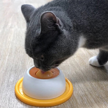 Pet Lick Mat Yogurt Licking Plate Anti-spill Slow Food Plate Feeder for Dogs Cats Promotes Dental Health Bite Resistant Toy
