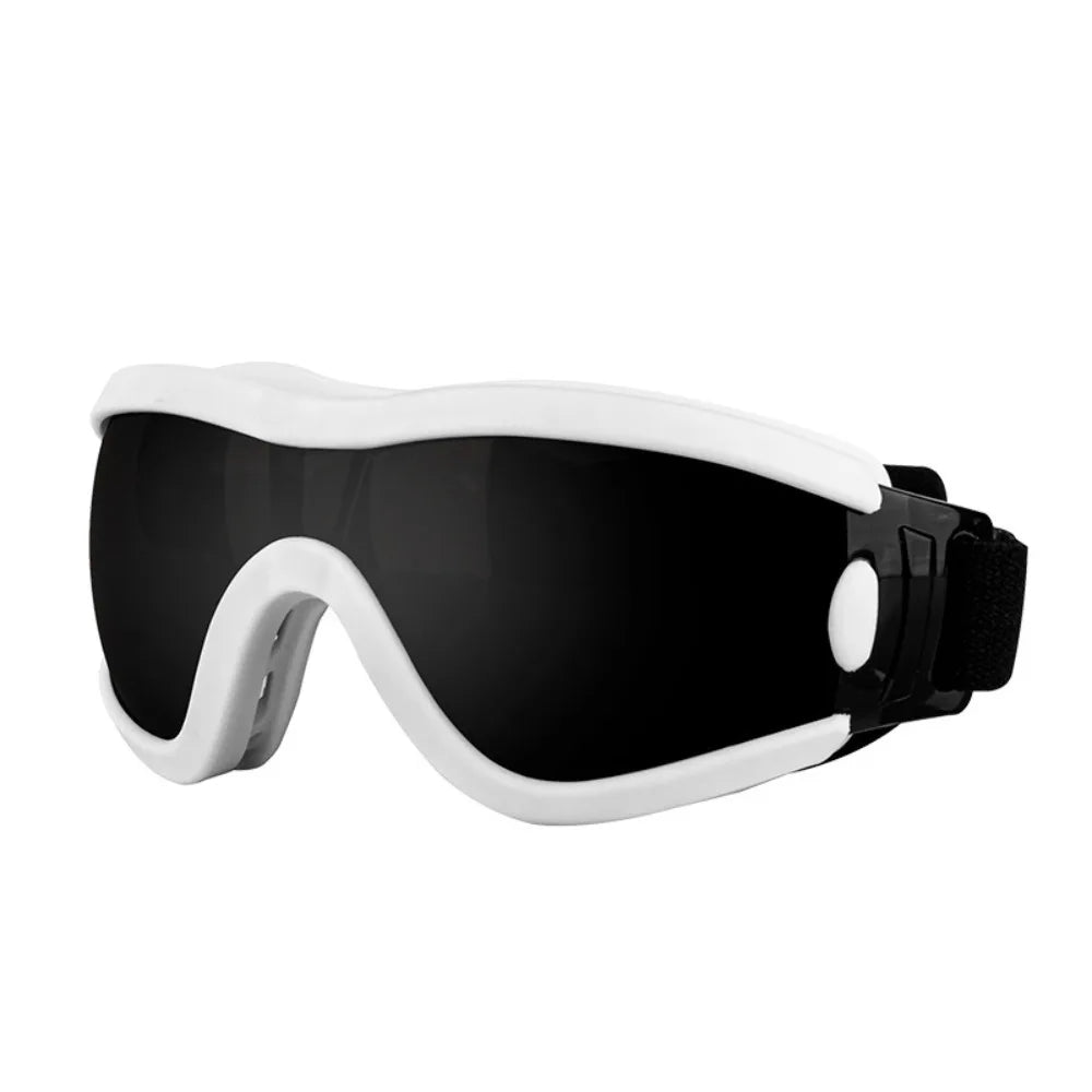 Dog Accessories Adjustable Strap Dog Goggles Windproof UV Resistant Dog Sunglasses Anti-Fog Waterproof Pet Glasses Sports