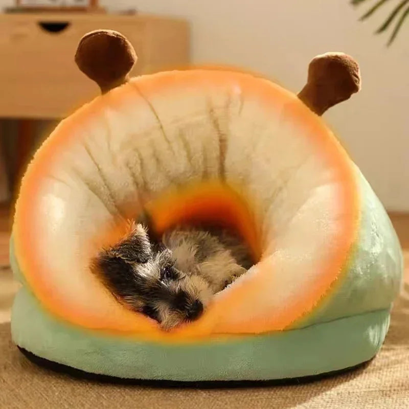 Winte Soft Bed Sofa Warm Plush Pet Kennel for Small Medium Dogs Cats Teddy Sleeping Nest Cozy Puppy Cave House Dog Accessories