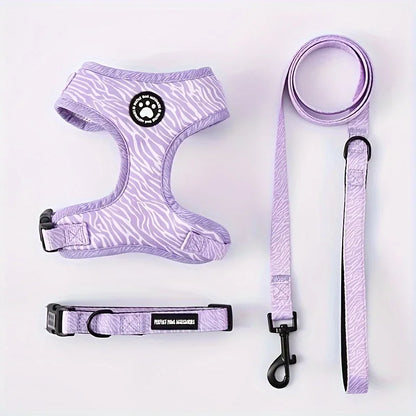 Dog Harness and Leash Set-Includes dog collar and leash,dog accessories for small dogs Chihuahua Teddy Bear French Bulldog